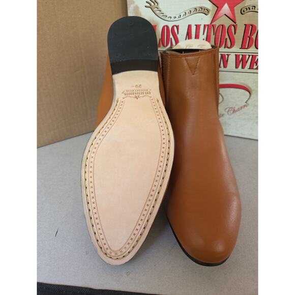 Men\'s Los Altos HONEY Genuine Deer Ankle Boots Charro Leather Outsole10.5 EE main image 4